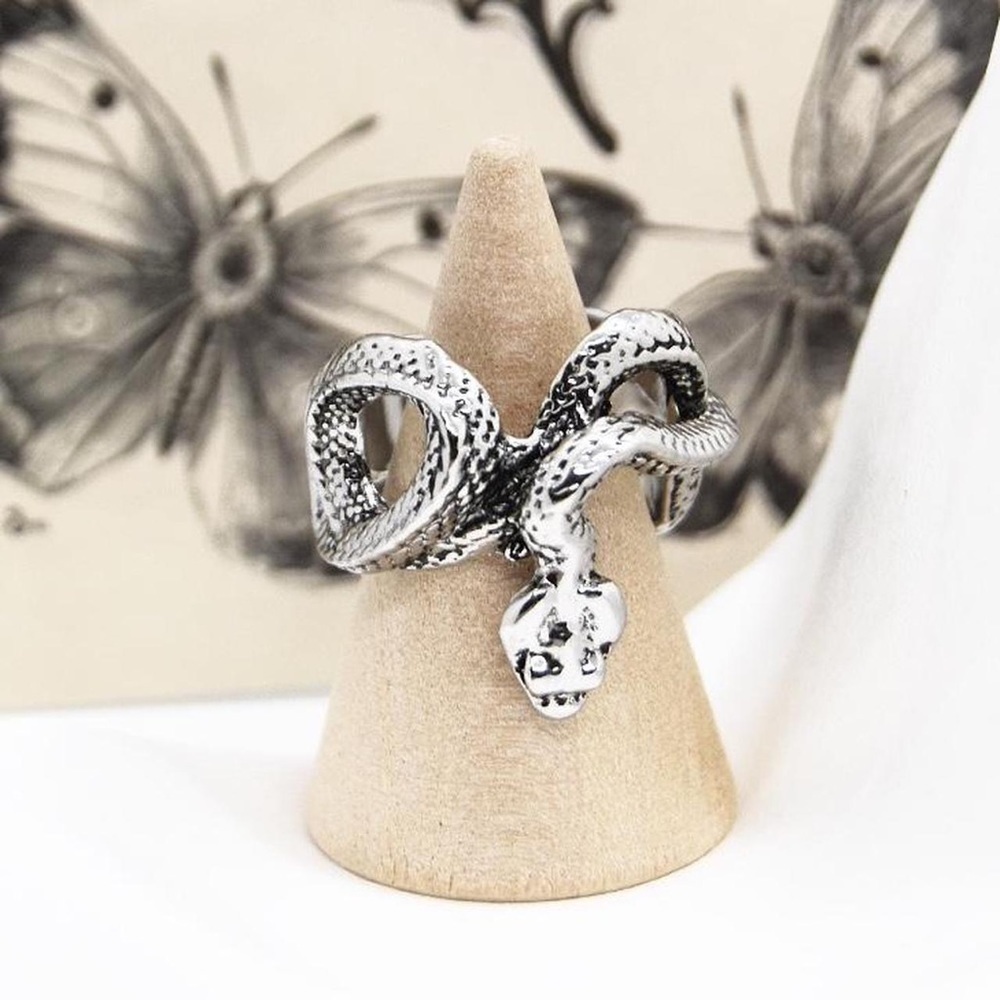 Silver Snake Ring - Picture 2 of 4